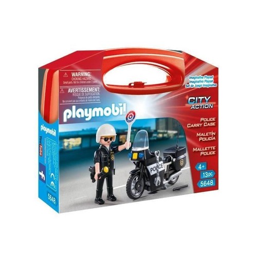 Playmobil valisette motard - -,