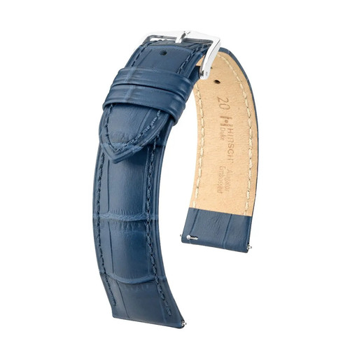Bracelet montre bleu cuir - montre,