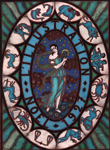 Art deco zodiac cover 1927 - zodiac,