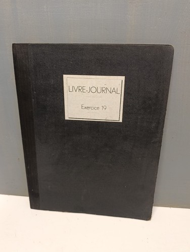 Livre journal commerçant - "livre,