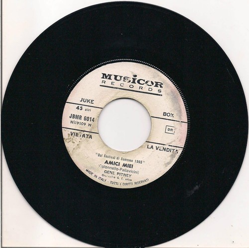 Disco tours gene - pitney,