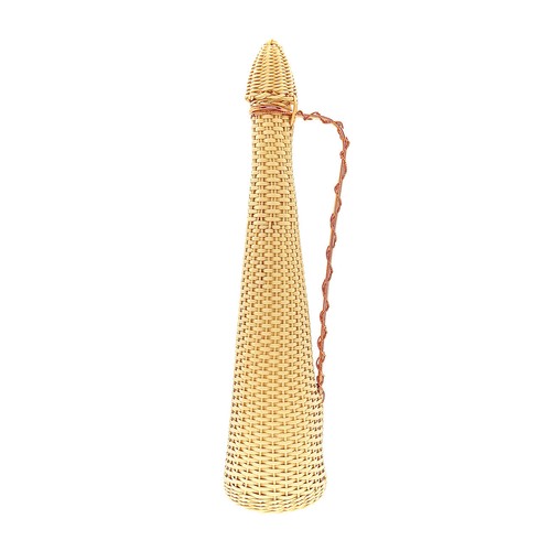 Bouteille scoubidou vintage - bouteille,