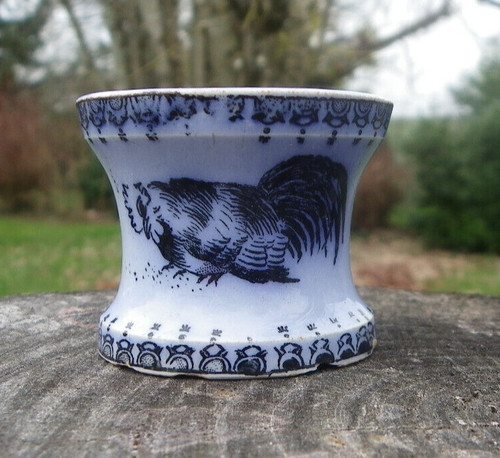 Coquetier ancien faïence - coquetier, en