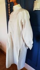 Chemise rustique française paysanne PRIMITIVE lin homme chemise smock vêtement de travail fait main