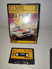 JEU - PHILIPS VG 5000 - US RALLYE  - CASSETTE PROGRAMME N°3 - COMPLET -BON