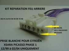 KIT DE RÉPARATION FAISCEAU CONNECTEUR FEU ARRIÈRE CITROËN XSARA PICASSO 1 NEUF