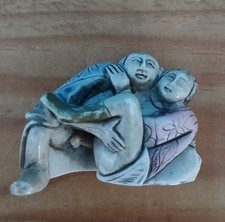 Statuette ou Netsuke asiatique Personnages  érotique 