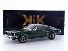 KK SCALE MODELS 1/18 - FORD MUSTANG GT FASTBACK BULLITT EDITION - 1968 181391GR