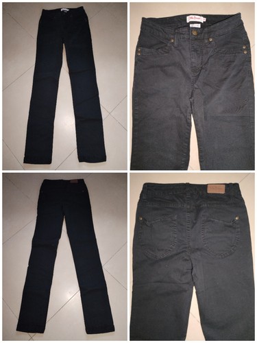 Jean droit noir taille - droit,