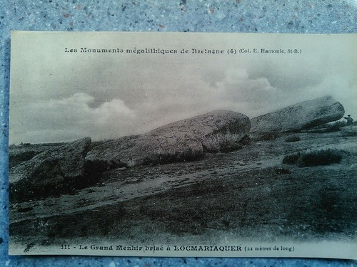 Cpa grand menhir - cpa,