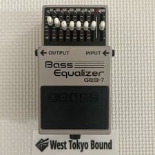 Pédale d'égaliseur Boss GEB-7 pour pédale d'effet guitare basse dégustée avec...