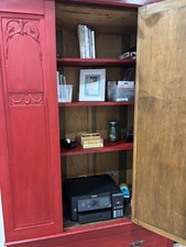 Edwardian Art Nouveau Armoire