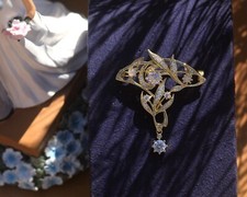 Broche Belle Eopque Dentelle