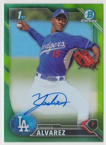 Yadier alvarez 2016 bowman - yadier,