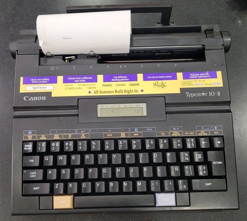 Canon typestar portable - canon,