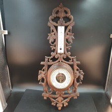 Baromètre Thermomètre Signé