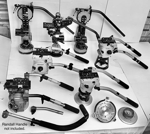 Lot professional tripods - 13,