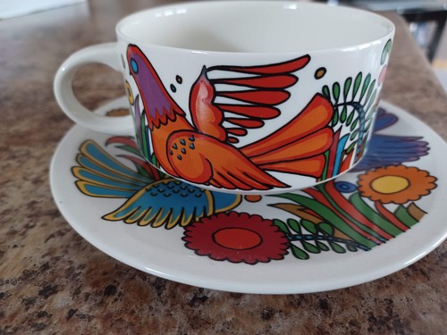 Flat cup saucer - set, acapulco
