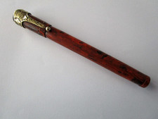 ancien stylo plume ,bakelite et plume or 18 c rétractable