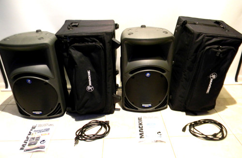One pair mackie srm - mackie, 450