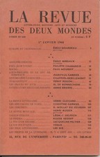 La Revue des deux Mondes -