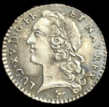 1/20 D'écu Au Bandeau 1741 X