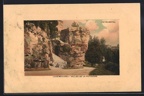 Cpa luxembourg vallée la - luxembourg,, de