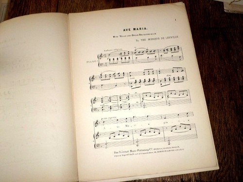 Ave maria partition - ave, chant