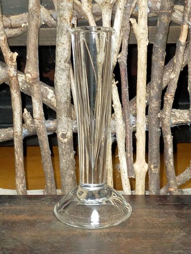 Vase vintage verre simple - en,