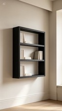 Étagère Murale Noire 43x9x60