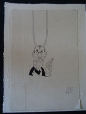 DUBOUT - DESSIN ORIGINAL - MONSIEUR MEDIOCRE - 1947