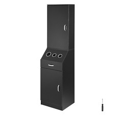 VEVOR Armoire de rangement pour salon avec supports de sèche-cheveux et tiroir