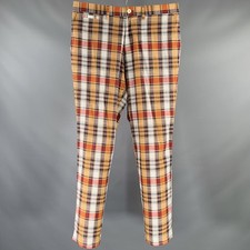 Pantalons Casual En Madras À