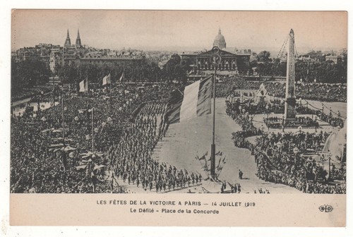 Cpa paris fêtes de la - :,