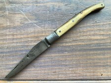 Ancien Couteau  PARAPLUIE À L'ÉPREUVE / CORNE VINTAGE KNIFE MESSER