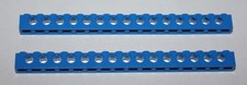 Lego Technic Blue Brick 1x16 with Holes ref 3703/sets 8859.8462.954.9735.857.955