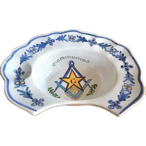 Plat barbe franc maçon - plat, à