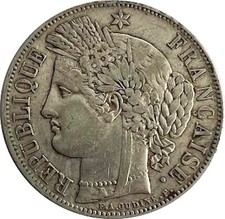 5 Francs CÉRÈS 1849- 2ème