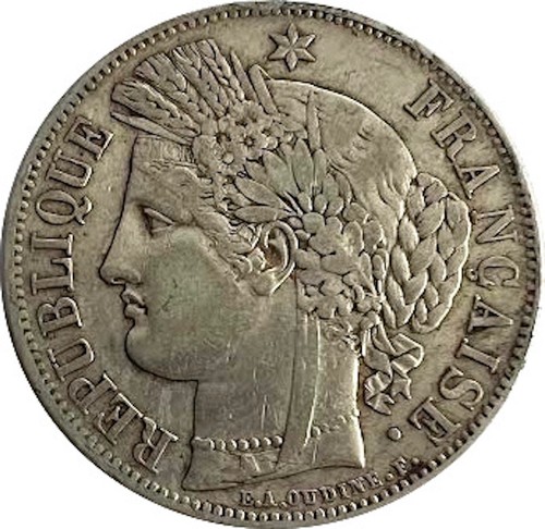 Francs cérès 1849 2ème - cÉrÈs,