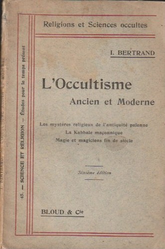 Occultisme ancien moderne - l,
