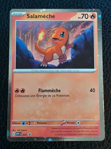 Carte pokémon holo salamèche - carte,