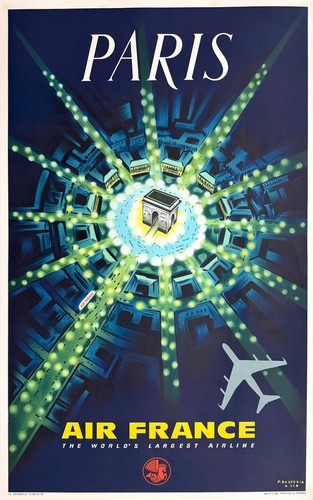 Poster vintage air france - poster,