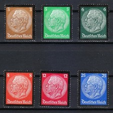 Germany 1934 MNH Mi 548-553 Sc