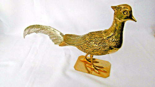 Sculpture faisan bronze - sculpture,