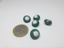 bv20/ 5 boutons anciens verre