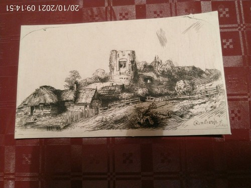 Rembrandt eau forte - rembrandt,