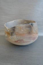 Anne Bulliot coupe contemporaine en terre cuite enfumée