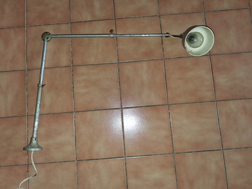 Lampe industrielle vintage - lampe,