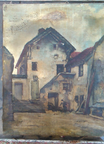 Tableau ancien restaurer - tableau, à