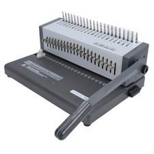 Machine De Reliure à Peigne 250 Feuilles 80g Lier 18 Feuilles Punch 21 Trous